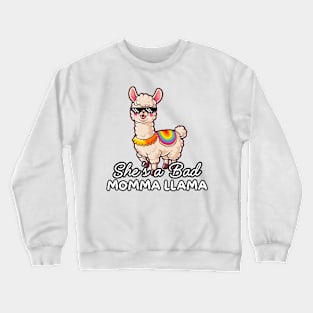 Funny Mama Llama Crewneck Sweatshirt